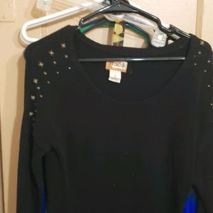 Med women's light-weight see through sweater